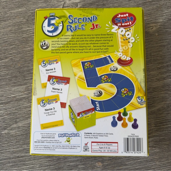 5 Second Rule Jr. Game - New! Unopened! - Picture 2 of 5